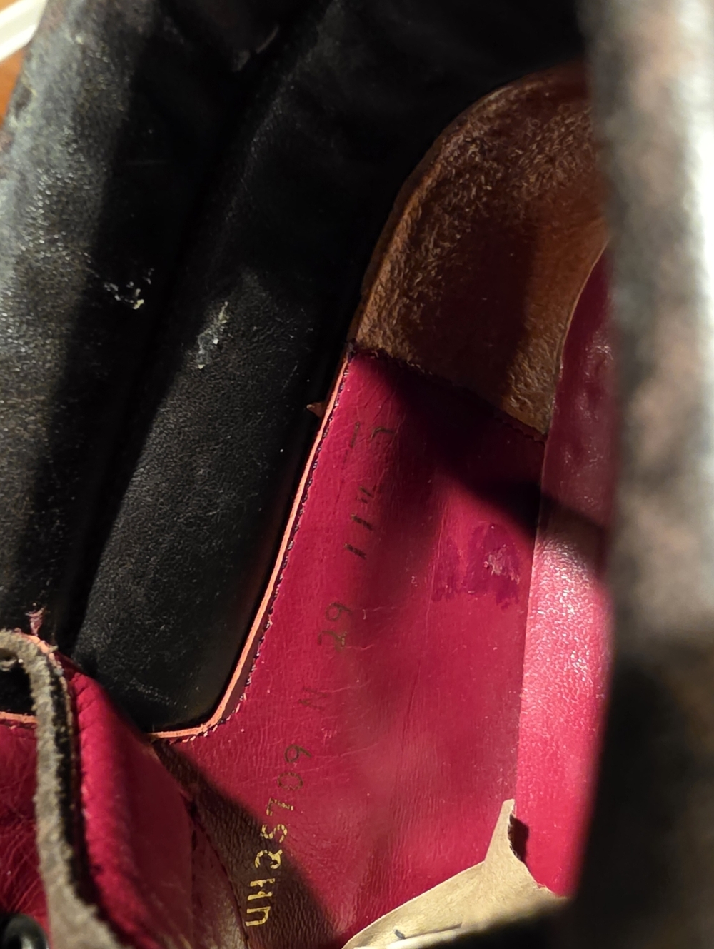 Salvatore Ferragamo Brown Leather Suede Lug Sole Boots Men’s 11.5‎ Old Money - Picture 10 of 10